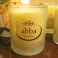 Lily of the Valley Frosted Glass Candle