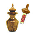 Hand-crafted Myrtlewood Oilholder w 1/4 oz Pomegranate Oil