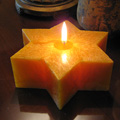 30% OFF DISCONTINUED!!  STAR OF DAVID CANDLE