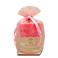 Rose of Sharon Pillar in Sheer Pouch w/Cross