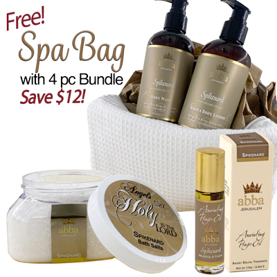 SPIKENARD 4 PC BUNDLE w/FREE TRAVEL BAG - SAVINGS OF $12!