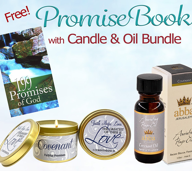 FREE "PROMISE BOOK" WITH CANDLE & OIL BUNDLE