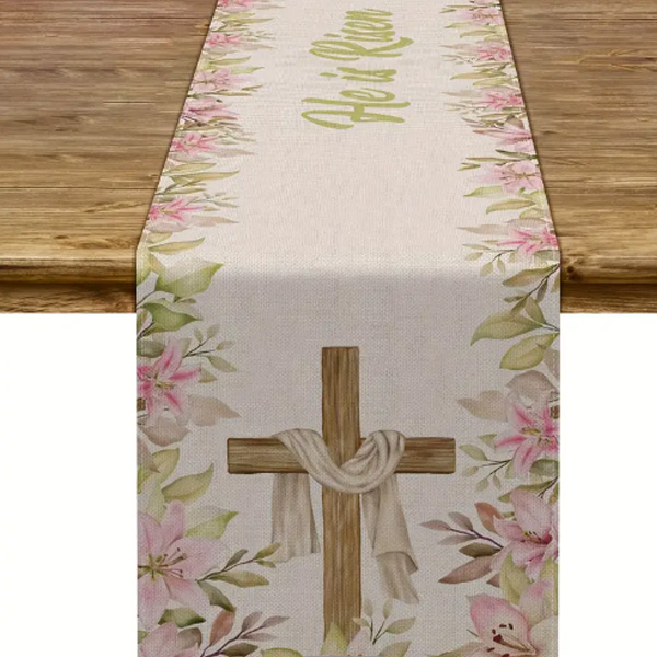 TABLE RUNNER -  HE IS RISEN