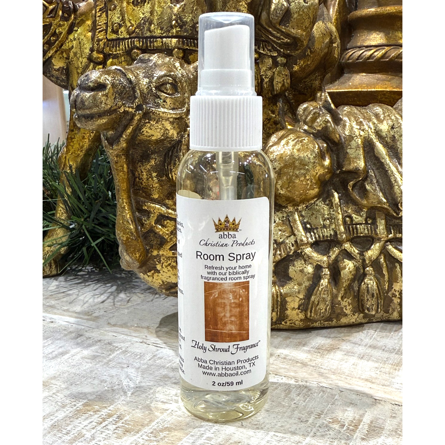 ROOM SPRAY - HOLY SHROUD FRAGRANCE 2 oz